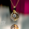 0.7ct Round Diamond Gold Necklace - 03NN05